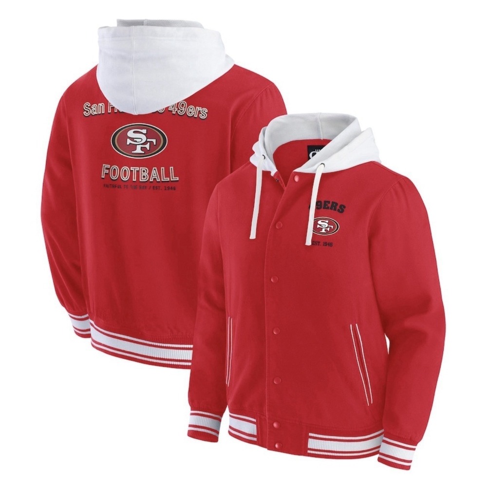 Darius Rucker Collection‎ x Fanatics SF 49ers Full-Snap Hoodie Jacket – Size XL